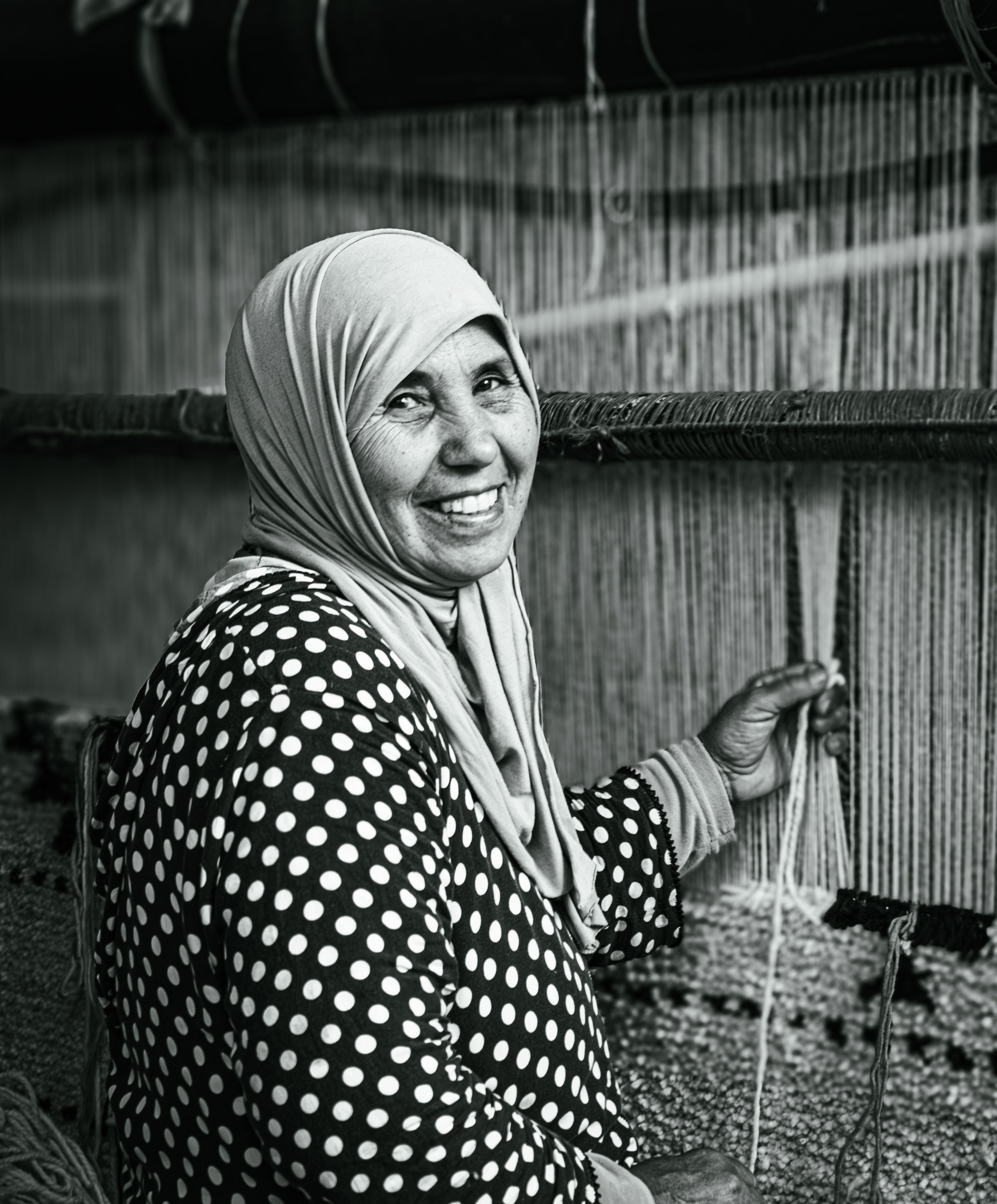 Zahra — Mrirt artisan weaver