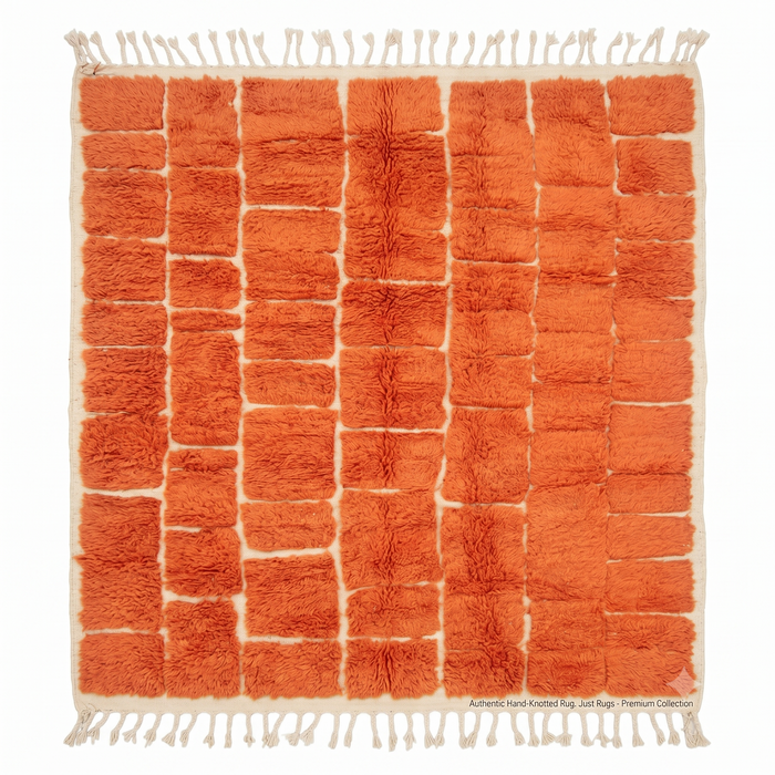 Beni Ourain Ivory Diamond Rug2