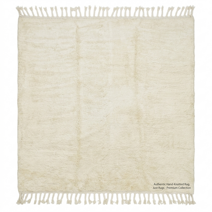 Beni Ourain Ivory Diamond Rug3