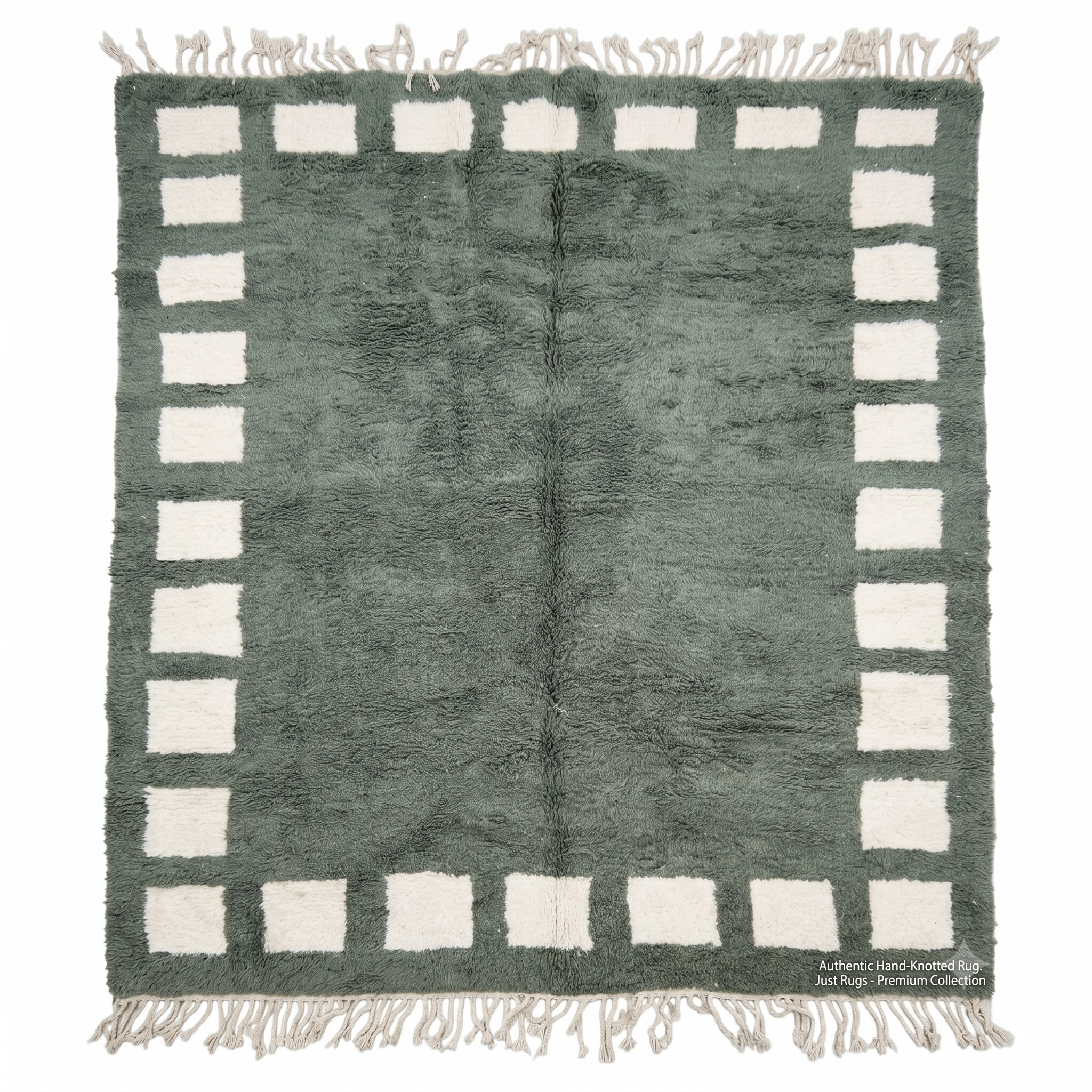 Beni Ourain Ivory Diamond Rug1