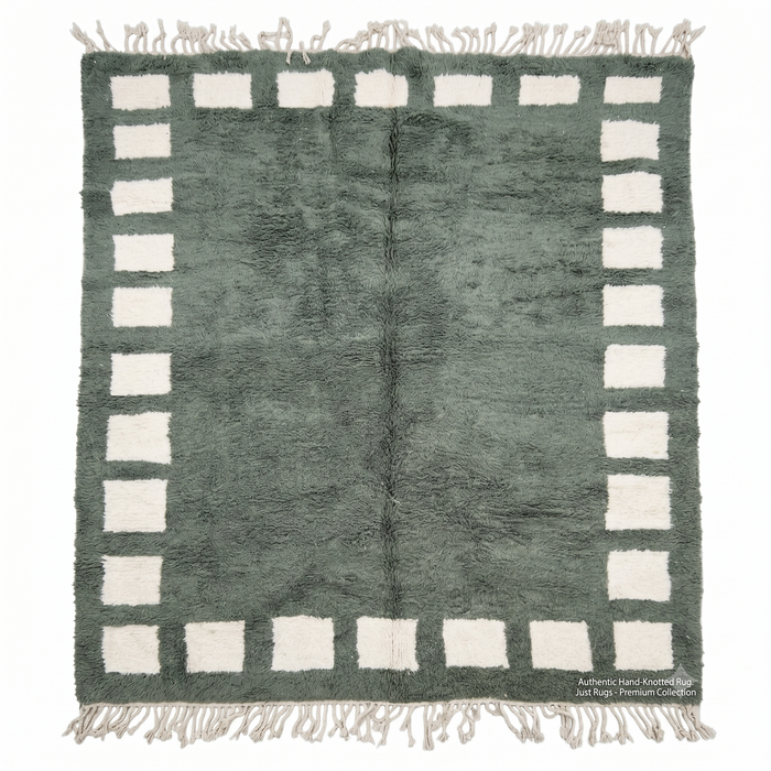 Beni Ourain Ivory Diamond Rug1