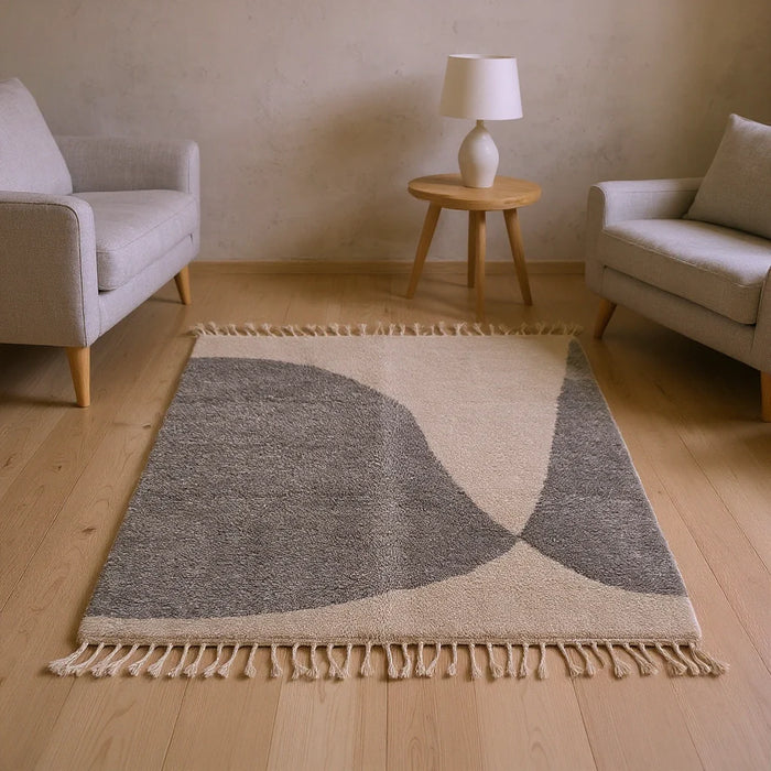 Mrirt Arch Wool Rug — room setting