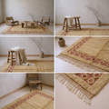 Mrirt Golden Bordered Wool Rug