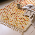 Mrirt Multicolor Checkerboard Wool Rug