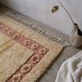 Mrirt Golden Bordered Wool Rug