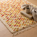 Mrirt Multicolor Checkerboard Wool Rug